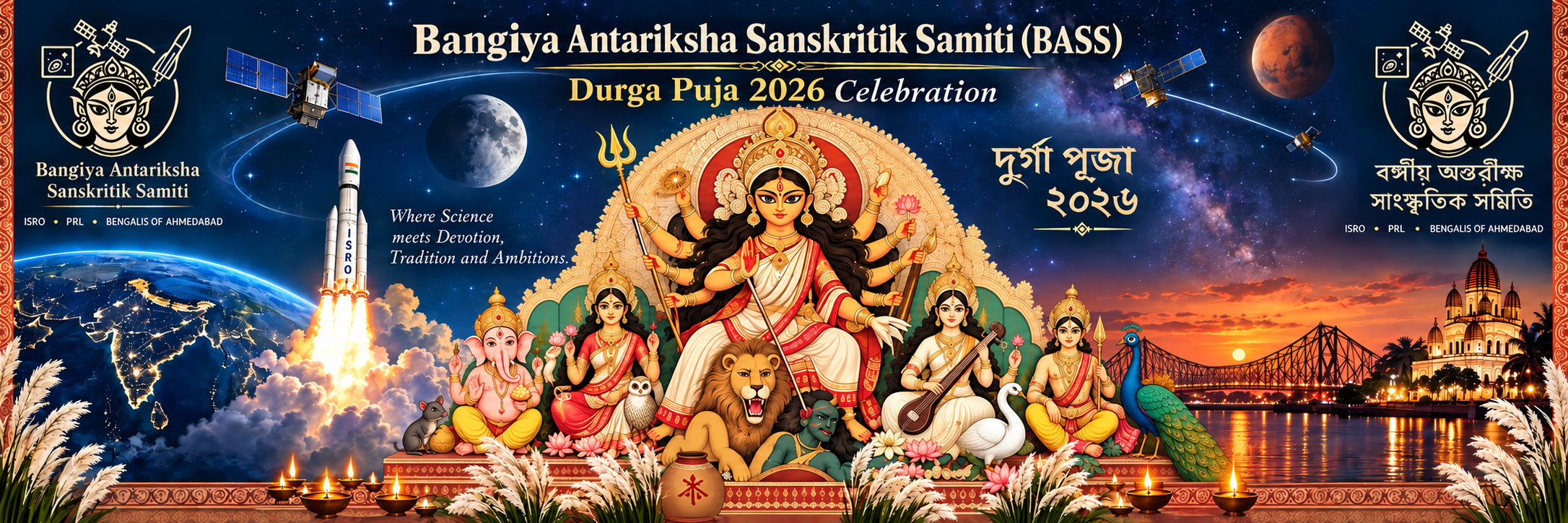 Durga Puja 2025 Banner